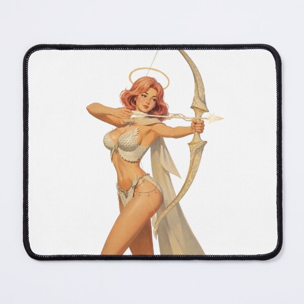 Item preview, Celestial Archer Pin-Up – Vintage Fantasy Angel designed and sold by Cosplayvintage.