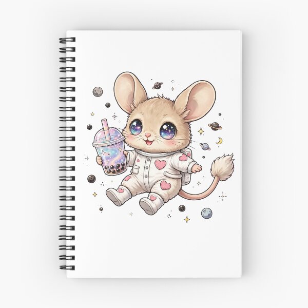 Item preview, Boba Galaxy Jerboa Astronaut - Kawaii Desert Mouse Space designed and sold by PrettyCrypt.