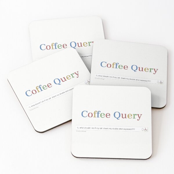Item preview,  Coffee Query: Cats vs Espresso designed and sold by JustAsmahDesign.