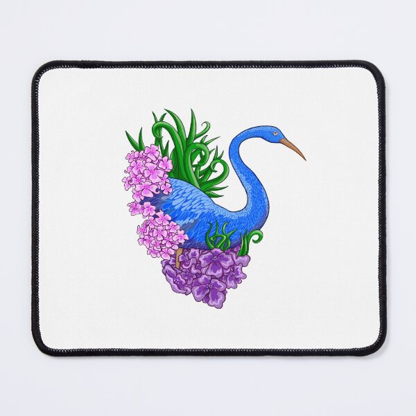 Item preview, Blue bird and flowers designed and sold by lorana-atelier.