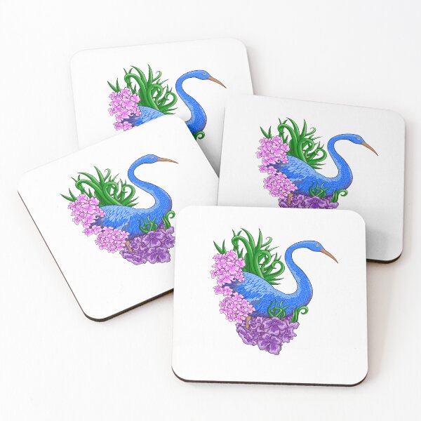 Item preview, Blue bird and flowers designed and sold by lorana-atelier.
