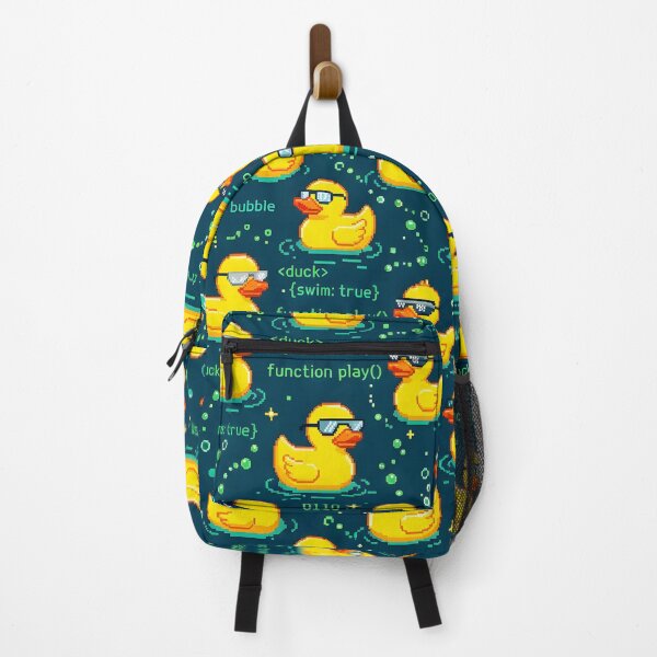 Item preview, Debugging Rubber Duck Shower Curtain Pattern designed and sold by ThirdShiftLab.