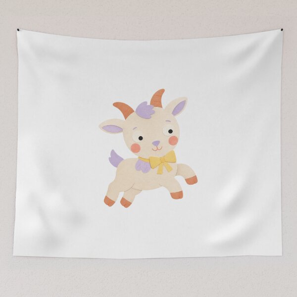Item preview, Goat Kid's Yellow Bow designed and sold by The-Art-of-D.