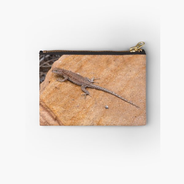 Item preview, Close-up of Western Fence Lizard on red rock designed and sold by lisavonbiela.