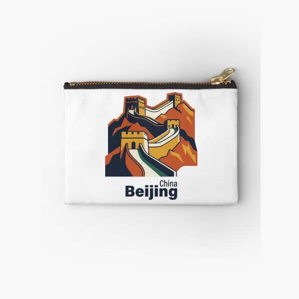 Item preview, Beijing Great Wall Bold Retro Graphic Poster designed and sold by Inkworksbyshery.