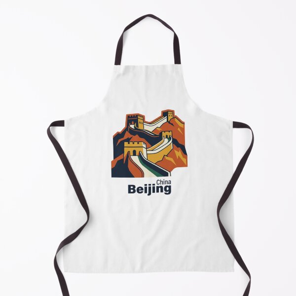 Item preview, Beijing Great Wall Bold Retro Graphic Poster designed and sold by Inkworksbyshery.