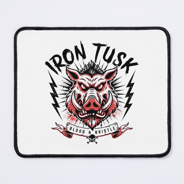 Item preview, Iron Tusk Boar Lightning Blood And Bristle Deathcore Graphic designed and sold by Enea Kelo.