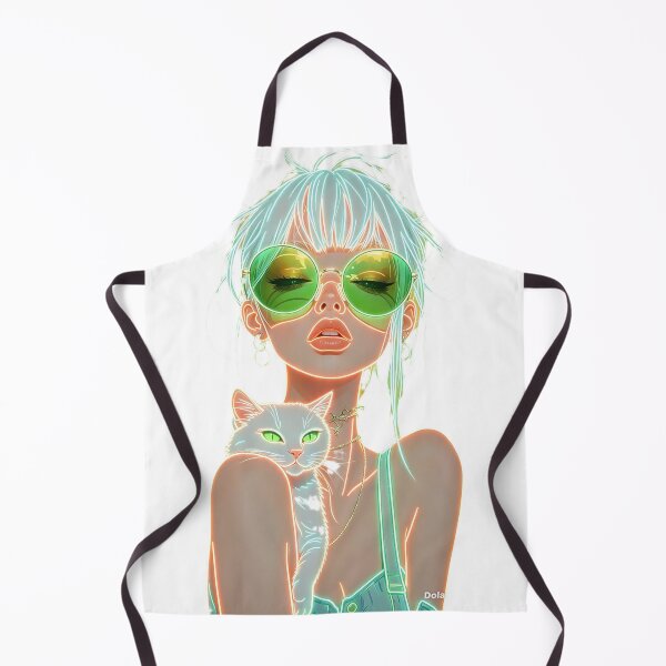 Item preview, Meditating Yogi Man in Neon Style designed and sold by MyCalmDraw.