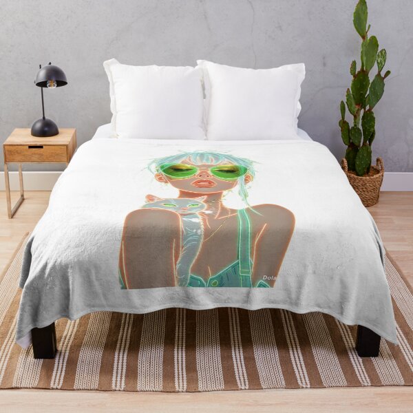 Item preview, Meditating Yogi Man in Neon Style designed and sold by MyCalmDraw.