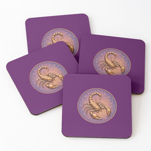 Item preview, Scorpio Zodiac Sign Sticker - Spiritual Aura Scorpio Art designed and sold by Dany-et-Dom.