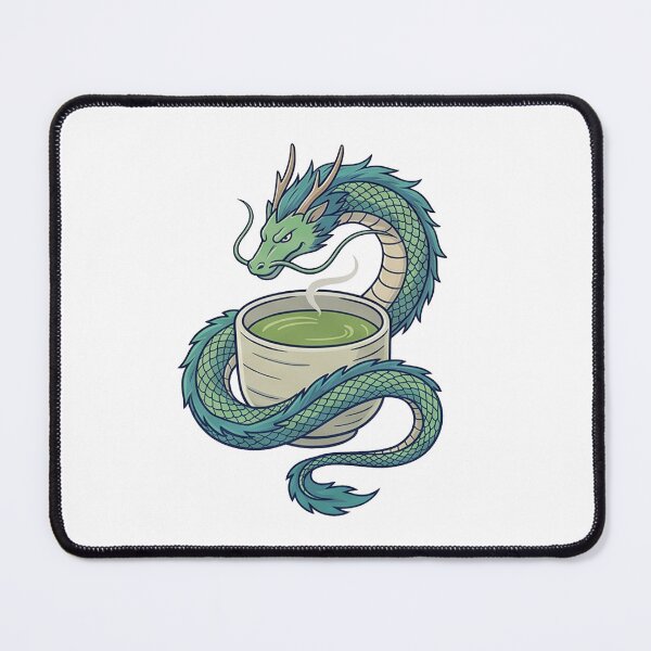 Item preview, Matcha Dragon Spirit - Japanese Aesthetic Anime T-Shirt designed and sold by fowzi shokri.
