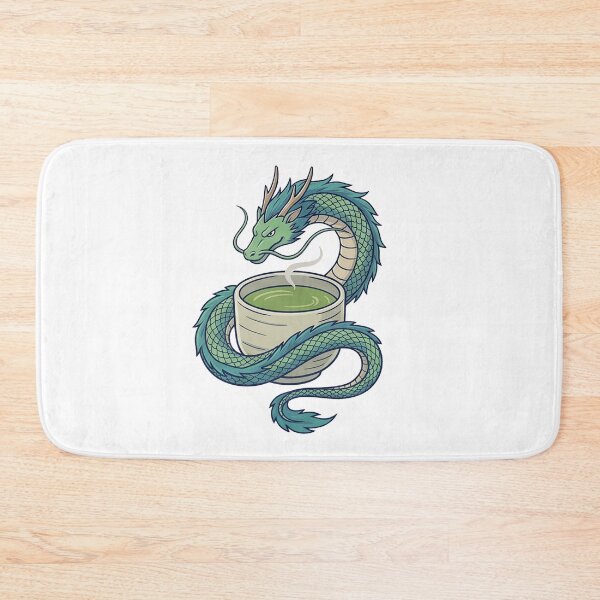 Item preview, Matcha Dragon Spirit - Japanese Aesthetic Anime T-Shirt designed and sold by fowzi shokri.