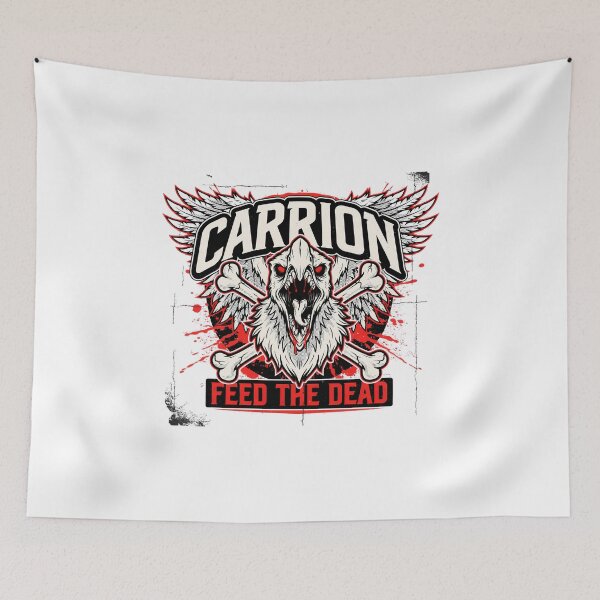 Item preview, Carrion Vulture Wings Crossbones Feed The Dead Graphic designed and sold by Enea Kelo.