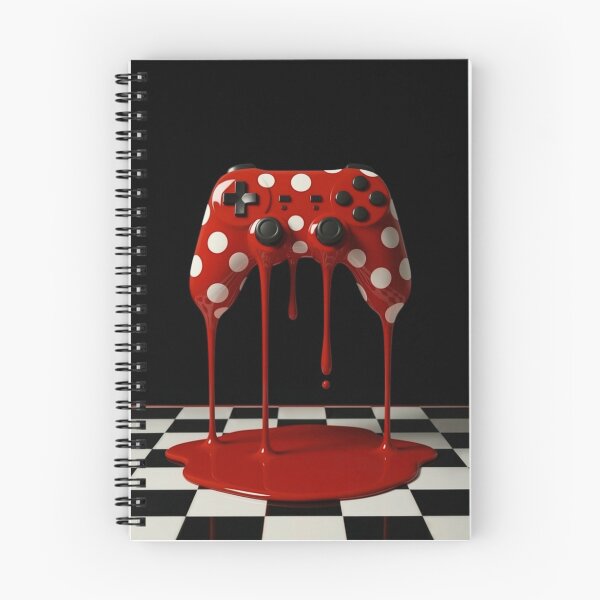 Item preview, Dripping Game Controller Polka Dot Pop Art designed and sold by YourColorsWall.