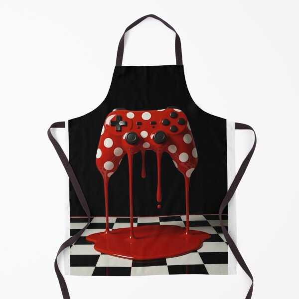 Item preview, Dripping Game Controller Polka Dot Pop Art designed and sold by YourColorsWall.