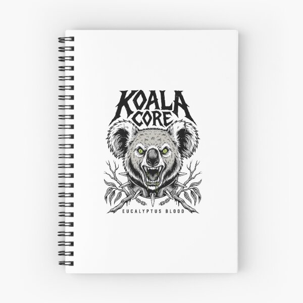 Item preview, Koala Core Eucalyptus Blood Spiked Collar Deathcore Graphic designed and sold by Enea Kelo.