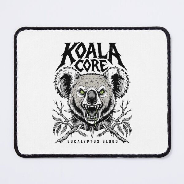 Item preview, Koala Core Eucalyptus Blood Spiked Collar Deathcore Graphic designed and sold by Enea Kelo.