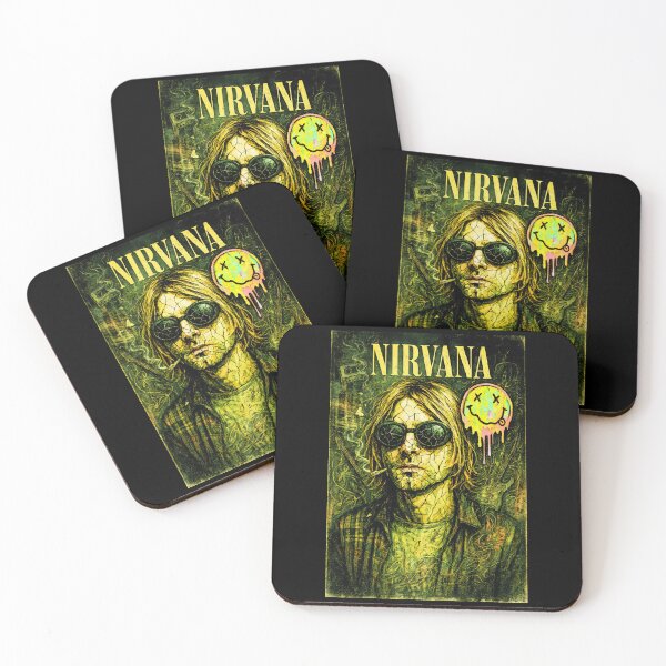 Item preview, Nirvana: Kurt Cobain Surreal Grunge Portrait designed and sold by interdesigner.