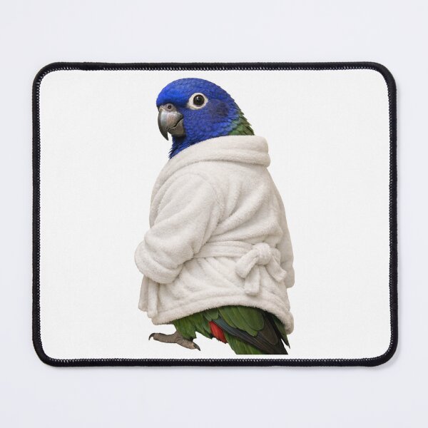 Item preview, Bathrobe Blue-Headed Pionus Parrot designed and sold by Sillytoe.