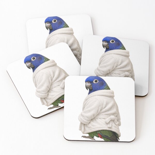 Item preview, Bathrobe Blue-Headed Pionus Parrot designed and sold by Sillytoe.