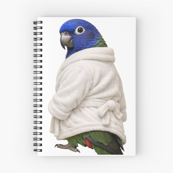 Item preview, Bathrobe Blue-Headed Pionus Parrot designed and sold by Sillytoe.