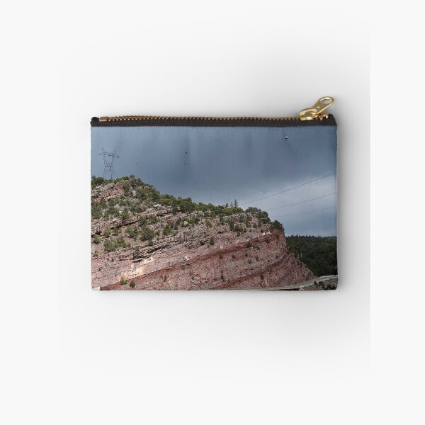 Item preview, View of road cutting across formation by Flaming Gorge Dam designed and sold by lisavonbiela.