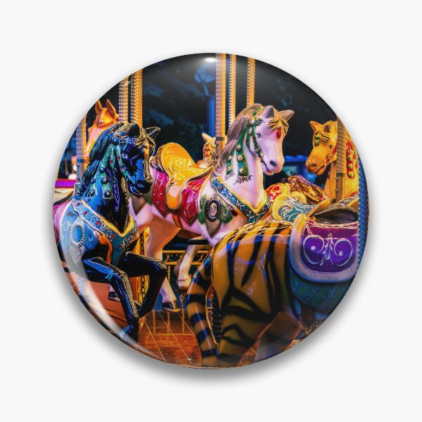Item preview, Carousel Horses and Tiger at Night designed and sold by Rabee Khalil Photography.