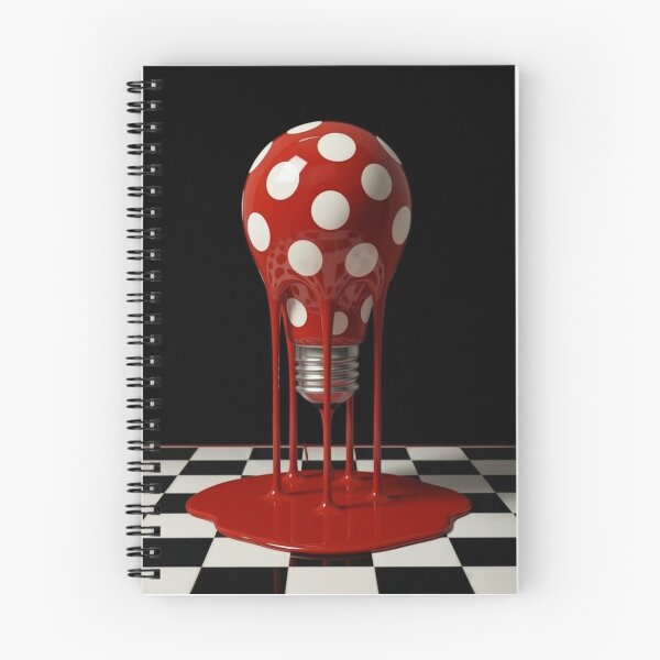 Item preview, Dripping Light Bulb Polka Dot Pop Art designed and sold by YourColorsWall.