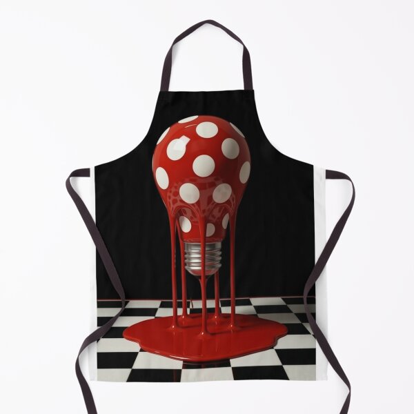 Item preview, Dripping Light Bulb Polka Dot Pop Art designed and sold by YourColorsWall.