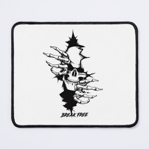 Item preview, Break Free Skull – Dark Gothic Skeleton Horror Art designed and sold by Mirai_Art ⭐⭐⭐⭐.