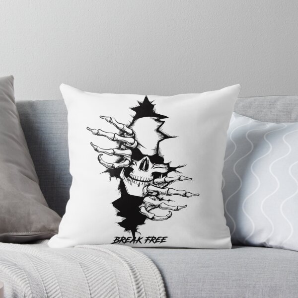 Item preview, Break Free Skull – Dark Gothic Skeleton Horror Art designed and sold by  Mirai_Art  ⭐⭐⭐⭐.