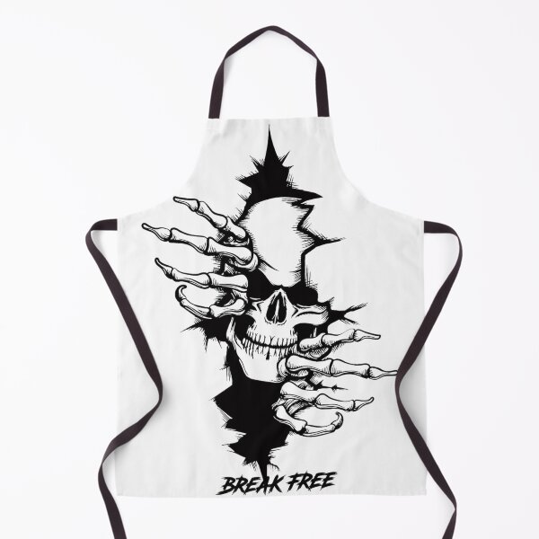 Item preview, Break Free Skull – Dark Gothic Skeleton Horror Art designed and sold by Mirai_Art ⭐⭐⭐⭐.