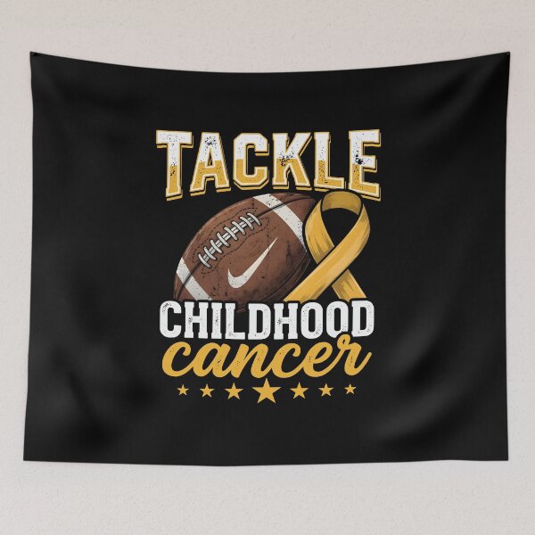 Item preview, Tackle Childhood Cancer Awareness T-shirt, Childhood Cancer Awareness Gift, Pediatric Cancer Graphic Tee, Childhood Cancer Fighter Gift designed and sold by Merchall  store.
