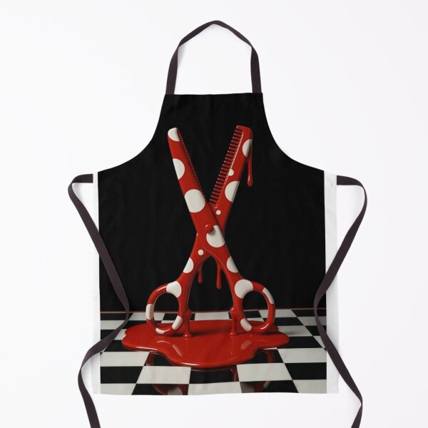 Item preview, Dripping Hairdresser Scissors Polka Dot Pop Art designed and sold by YourColorsWall.