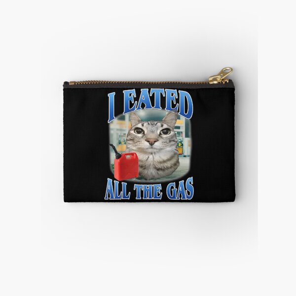 Item preview, Eated All The Gas Funny Silly Cat Meme designed and sold by Vectraxos.