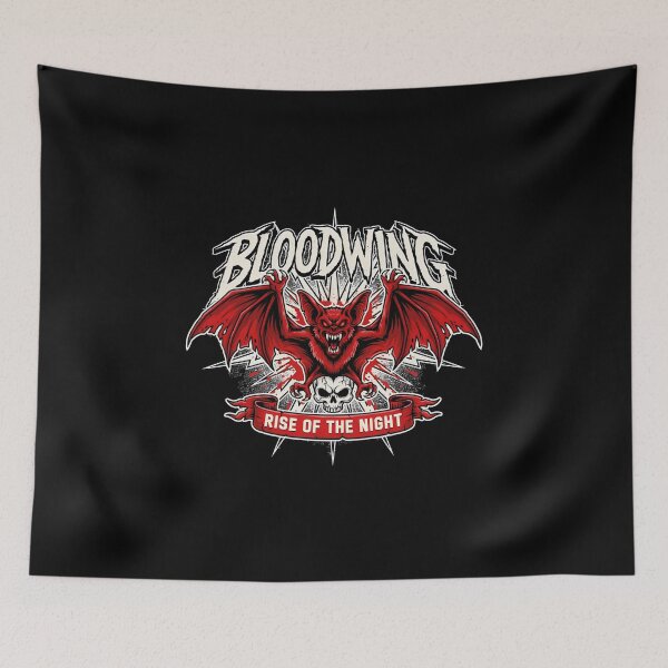 Item preview, Bloodwing Bat Rise Of The Night Crimson Vampire Graphic designed and sold by Enea Kelo.