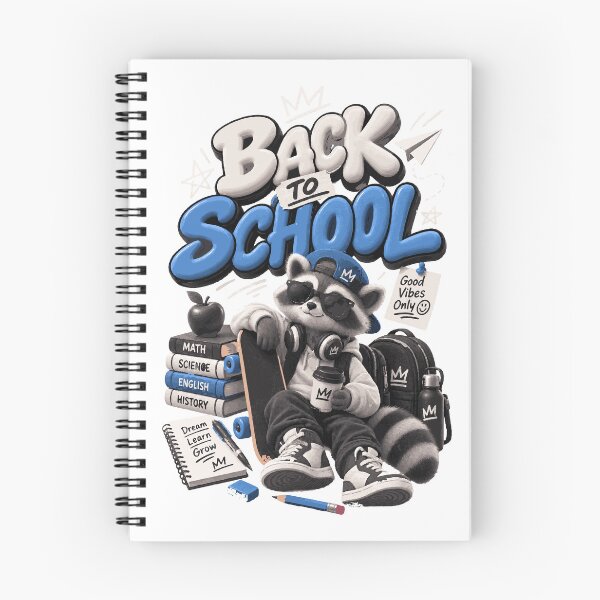 Item preview, Back to School Raccoon | Cool 3D Student School Design designed and sold by Sunday.Supply.