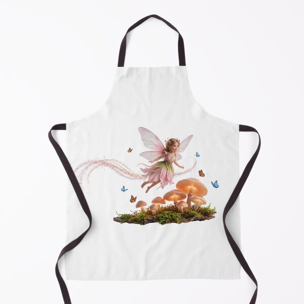 Item preview, Enchanted Fairy Among Glowing Mushrooms designed and sold by butterflies-new.