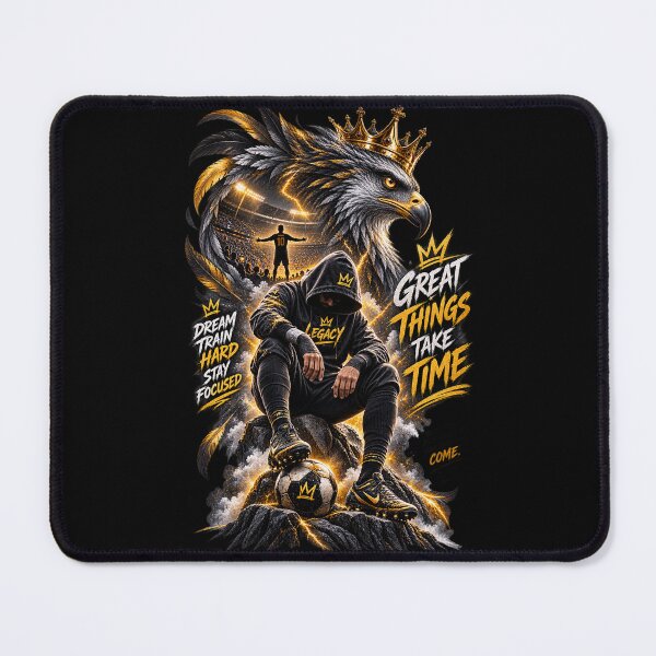 Item preview, Dream Big Stay Focused Football designed and sold by LegendCourt.