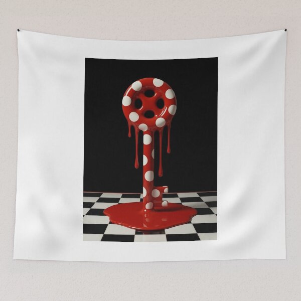 Item preview, Dripping Vintage Key Polka Dot Pop Art designed and sold by YourColorsWall.