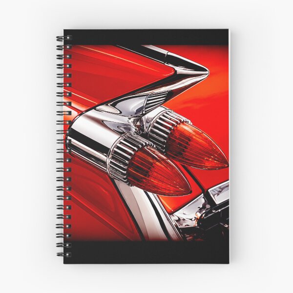 Item preview, 1959 Cadillac Tail Fins – Red Chrome Classic Car Detail Art designed and sold by Stinky Lincy's Apparel Company.