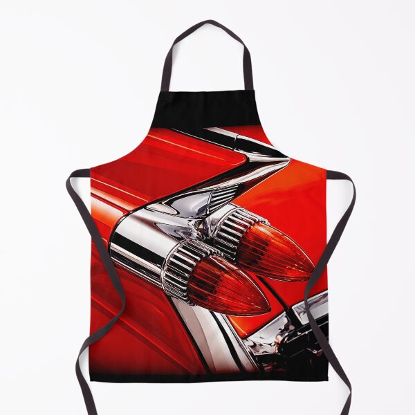 Item preview, 1959 Cadillac Tail Fins – Red Chrome Classic Car Detail Art designed and sold by Stinky Lincy's Apparel Company.