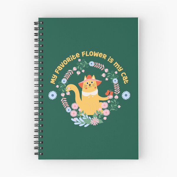 Item preview, My Favorite Flower Is My Cat Floral Design designed and sold by Sachie's Studio.