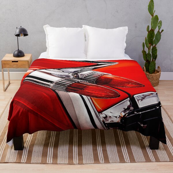 Item preview, 1959 Cadillac Tail Fins – Red Chrome Classic Car Detail Art designed and sold by Stinky Lincy's Apparel Company.