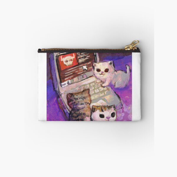 Item preview, Kittens browsing a creepypasta site. designed and sold by guilhernunes.