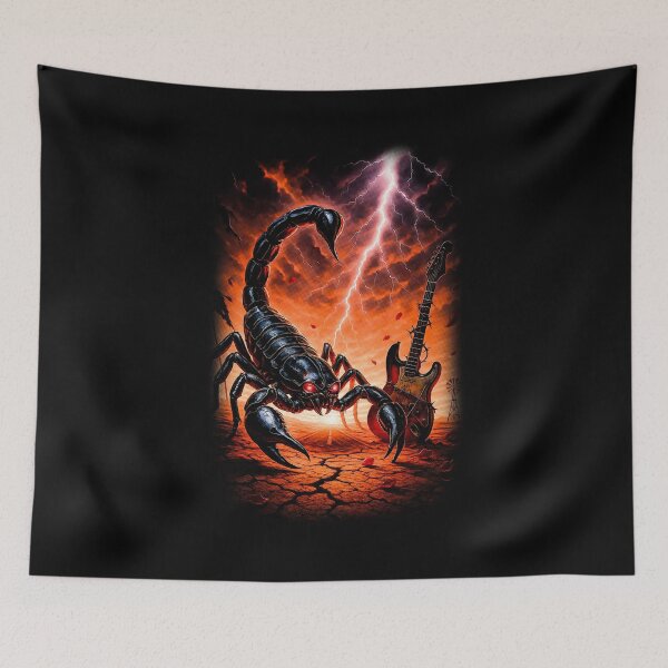 Item preview, Scorpions: Desert Storm Electric Guitar Artwork designed and sold by interdesigner.