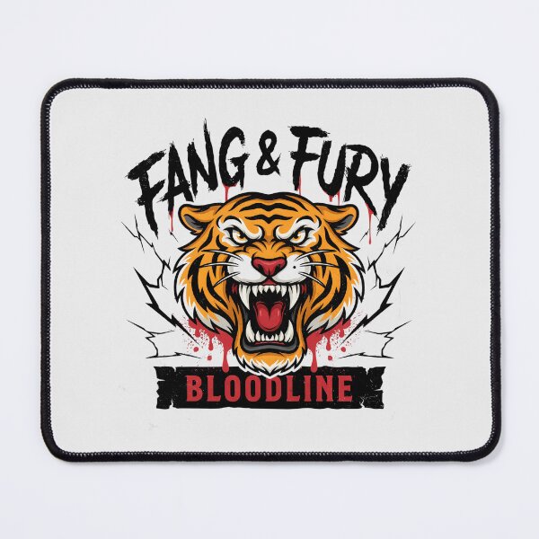Item preview, Fang And Fury Tiger Bloodline Lightning Metal Graphic designed and sold by Enea Kelo.