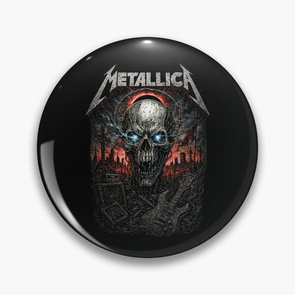 Item preview, Metallica: Dystopian Electric Skull Artwork designed and sold by interdesigner.