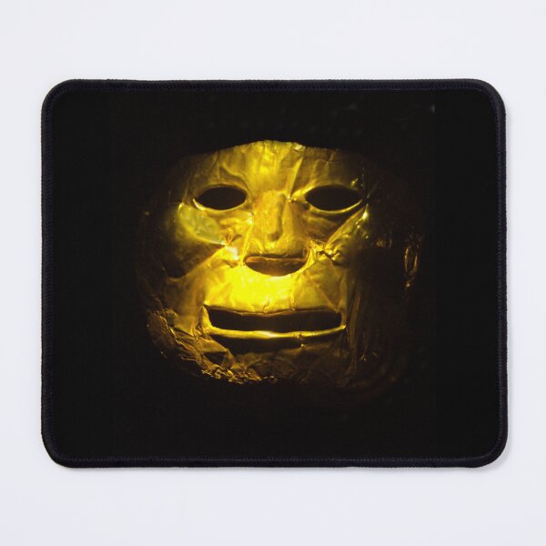 Item preview, Creepy Colombian gold funerary mask designed and sold by stevepaint.