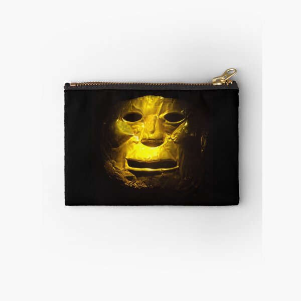 Item preview, Creepy Colombian gold funerary mask  designed and sold by stevepaint.